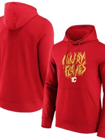 Calgary Flames Fanatics Branded Hometown Graphic Hoodie – Red