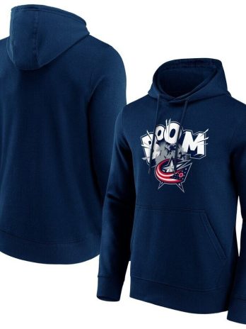 Columbus Blue Jackets Fanatics Branded Hometown Graphic Hoodie – Navy