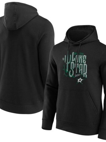 Dallas Stars Fanatics BrandedHometown Graphic Hoodie – Black
