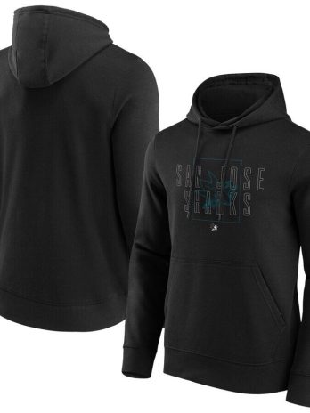 San Jose Sharks Fanatics Branded Exoskeleton Hoodie – Black