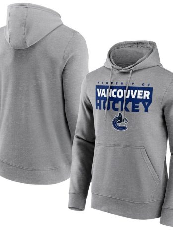 Vancouver Canucks Fanatics Branded Gain Ground Hoodie – Sports Grey
