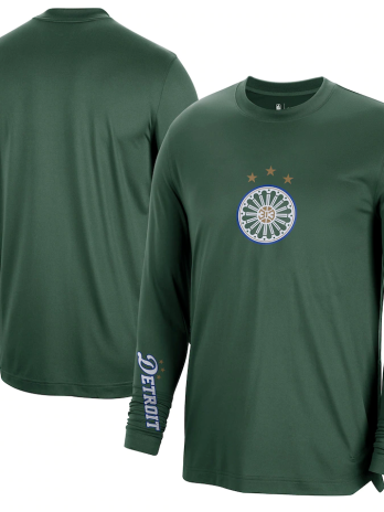 Detroit Pistons Nike 2022/23 City Edition Essential Expressive Long Sleeve T-Shirt