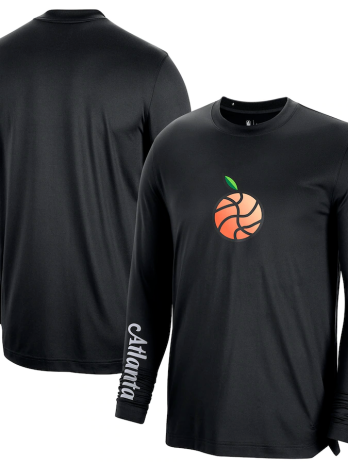 Atlanta Hawks Nike 2022/23 City Edition Essential Expressive Long Sleeve T-Shirt