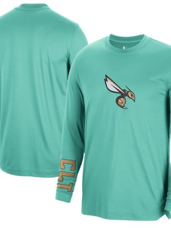 Charlotte Hornets Nike 2022/23 City Edition Essential Expressive Long Sleeve T-Shirt