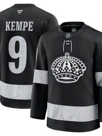 Adrian Kempe Los Angeles Kings Alternate Premium Jersey – Black