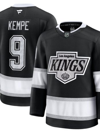 Adrian Kempe Los Angeles Kings Home Premium Jersey – Black