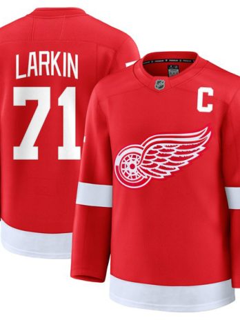 Dylan Larkin Detroit Red Wings Home Premium Jersey – Red