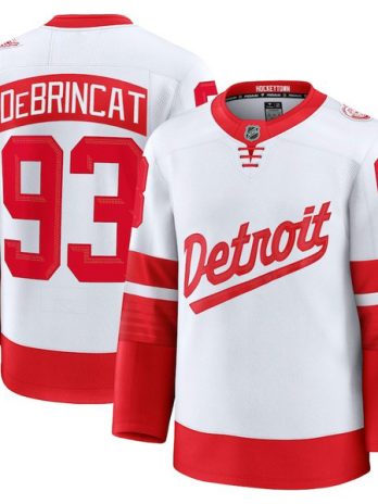 Alex DeBrincat Detroit Red Wings 2025 NHL Stadium Series Premium Jersey – White