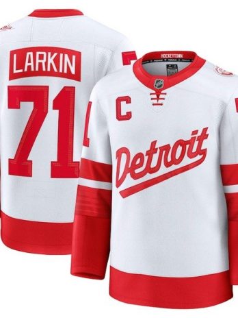 Dylan Larkin Detroit Red Wings 2025 NHL Stadium Series Premium Jersey – White