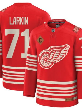 Dylan Larkin Detroit Red Wings Centennial Premium Replica Jersey – Red