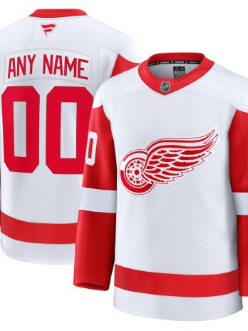 Detroit Red Wings Away Premium Custom Jersey – White