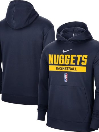 Denver Nuggets 2022/23 Nike Spotlight On-Court Practice Performance Pullover Hoodie