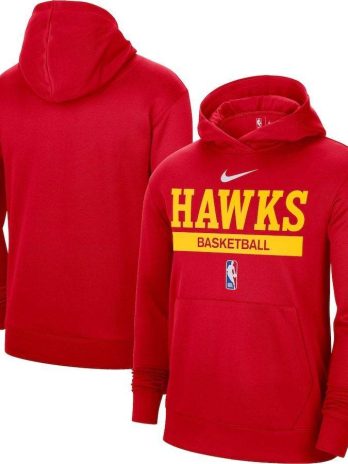 Atlanta Hawks 2022/23 Nike Spotlight On-Court Practice Performance Pullover Hoodie
