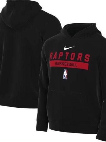 Toronto Raptors 2022/23 Nike Spotlight On-Court Practice Performance Pullover Hoodie