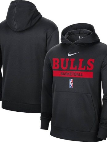 Chicago Bulls 2022/23 Nike Spotlight On-Court Practice Performance Pullover Hoodie