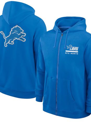 Detroit Lions Utility Player Sideline Men’s Nike NFL Full-Zip Hoodie
