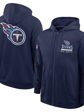 Tennessee Titans Utility Player Sideline Men’s Nike NFL Full-Zip Hoodie