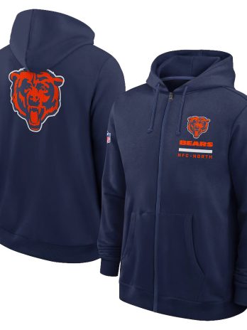 Chicago Bears Utility Player Sideline Men’s Nike NFL Full-Zip Hoodie