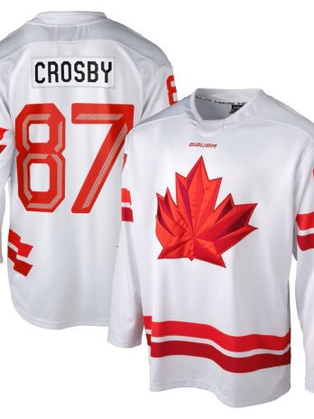 Sidney Crosby Hockey Bauer Canada 2026 Olympics Replica Jersey – White