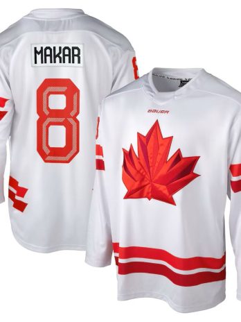 Cale Makar Hockey Bauer Canada 2026 Olympics Replica Jersey – White