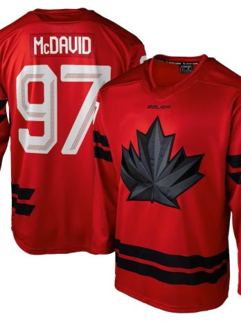 Connor McDavid Hockey Bauer Canada 2026 Olympics Replica Jersey – Red