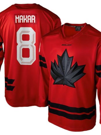 Cale Makar Hockey Bauer Canada 2026 Olympics Replica Jersey – Red