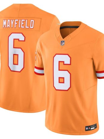 Baker Mayfield Tampa Bay Buccaneers Nike Vapor F.U.S.E. Limited Jersey – Orange