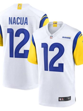 Puka Nacua Los Angeles Rams Nike Game Player Jersey – White
