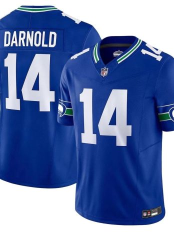 Sam Darnold Seattle Seahawks Nike Alternate Vapor F.U.S.E. Limited Jersey – Royal