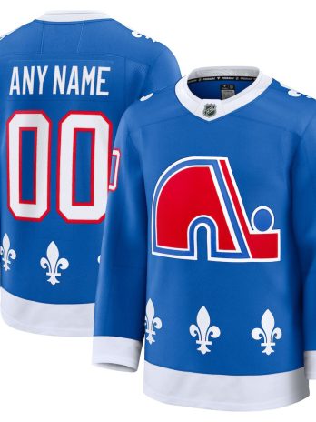Colorado Avalanche Blue Alternate Heritage Premium Custom Jersey