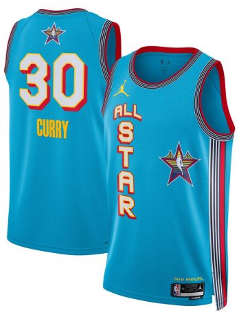 Stephen Curry Jordan Brand Unisex Light Blue 2025 NBA All-Star Game Swingman Player Jersey