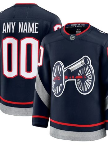 Columbus Blue Jackets 2025 NHL Stadium Series Premium Custom Jersey – Navy