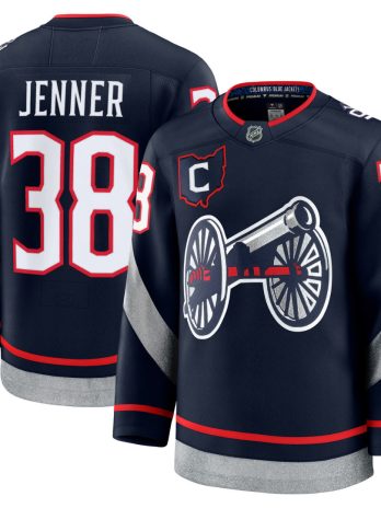 Boone Jenner Columbus Blue Jackets 2025 NHL Stadium Series Premium Jersey – Navy