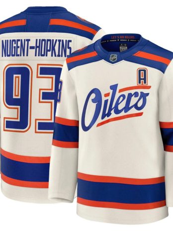Ryan Nugent-Hopkins Edmonton Oilers Alternate Cream Premium Player Jersey