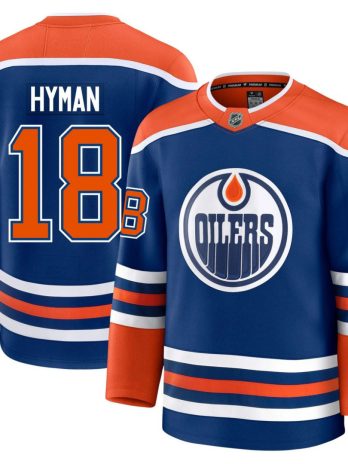 Zach Hyman Edmonton Oilers Home Premium Player Jersey