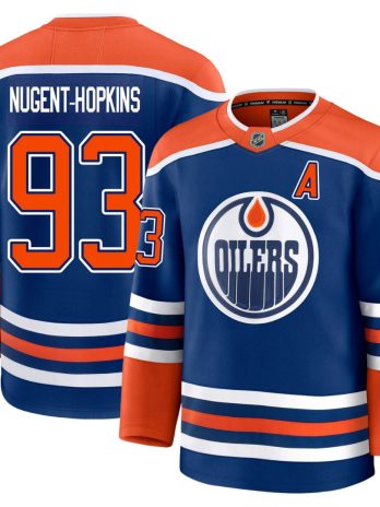 Ryan Nugent-Hopkins Edmonton Oilers Home Premium Player Jersey