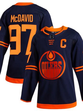 Connor McDavid Edmonton Oilers Alternate Navy Premium Player Jersey