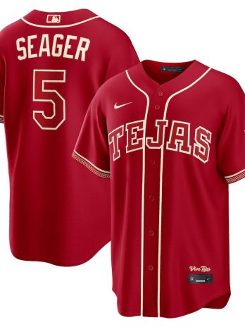 Corey Seager Texas Rangers Nike 2026 City Connect Stadium Jersey – Red
