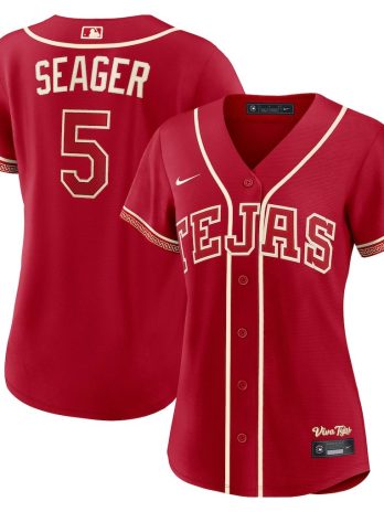 Corey Seager Texas Rangers Nike Women’s 2026 City Connect Stadium Jersey – Red