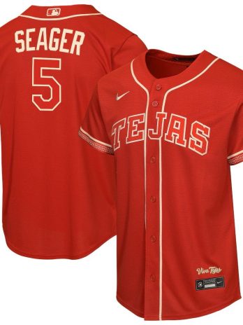 Corey Seager Texas Rangers Nike Youth 2026 City Connect Stadium Jersey – Red