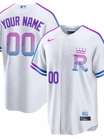 Kansas City Royals Nike 2026 City Connect Stadium Custom Jersey – White