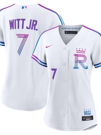 Bobby Witt Jr. Kansas City Royals Nike Women’s 2026 City Connect Stadium Jersey – White